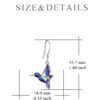 Hummingbird Earrings Bird Dangle 925 Sterling Silver Jewelry Gifts for Women