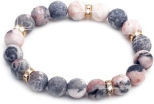 51PGTVZ1TCL._AC_SL1000.jpg Healing Bracelet For Women Anxiety Crystal Bracelet Chakra Beaded Bracelets Rose Quartz Crystals And Healing Stones Yoga Bead Bracelet Calming Stretch Bracelet Stress Relief Gifts For Women
