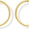 Small Gold or Sterling Silver Huggie Hoop Earrings for Women Cartilage Nose Helix Tragus