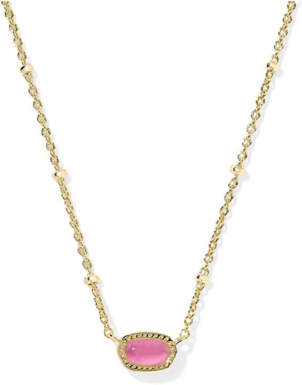 14k Gold-Plated Satellite Short Pendant Necklace, Fashion Jewelry for Women