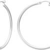 Gold Hoop Earrings for Women 14K Real Gold Plated Hoops with 925 Sterling Silver Post