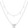 51uzEkoAG8L._AC_SL1500.jpg 14K Gold Plated Layering Necklaces | Stylish Minimalist Design Pendant Necklaces | Bar, Circle, Lotus, Disc, Dog Tag, Horizontal Bar Pendants for Women