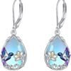 Hummingbird Earrings Bird Dangle 925 Sterling Silver Jewelry Gifts for Women