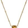14k Gold-Plated Satellite Short Pendant Necklace, Fashion Jewelry for Women