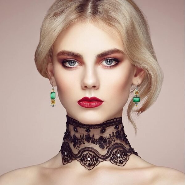 14 Pairs Vintage Teardrop Dangle Earrings for Women Boho Retro Leaf Drop Earring Set Bohemian Stylish Fashion Jewelry