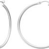 Gold Hoop Earrings for Women 14K Real Gold Plated Hoops with 925 Sterling Silver Post
