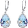 Hummingbird Earrings Bird Dangle 925 Sterling Silver Jewelry Gifts for Women