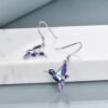Hummingbird Earrings Bird Dangle 925 Sterling Silver Jewelry Gifts for Women