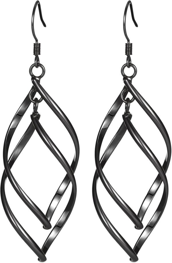 Gold Plated Earrings for Women Hypoallergenic Gold Earrings Statement Earrings for Girl Trendy Fashion Gold Jewelry Gifts Above 12 Years Old