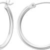 Gold Hoop Earrings for Women 14K Real Gold Plated Hoops with 925 Sterling Silver Post