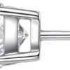 LAB-GROWN Round Cut Diamond Earrings 4 Prong (D-F Color, VS Clarity) Diamond Stud Earrings for Women, Elegant Stud Earrings
