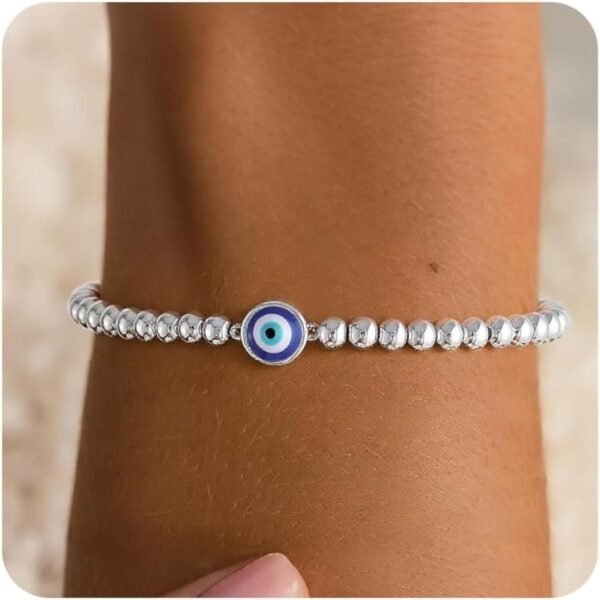 Gold Bracelets for Women 14K Gold Beaded Bracelets Stackable Bracelets for Women Gold Charm Bracelet Non Tarnish Gold Jewelry for Women Trendy