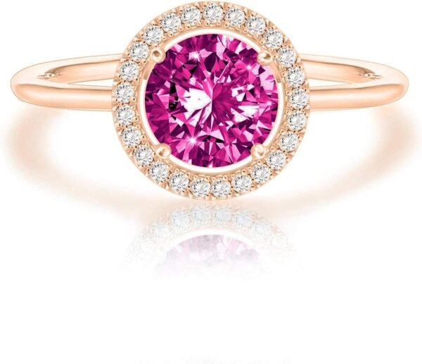 71iK_2vPdLL._AC_SL1500.jpg 14K Gold Plated Crystal Birthstone Rings | Rings For Women