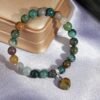 8198sScZFKL._AC_SL1152.jpg Healing Crystal Bracelet for Women, 8 mm Natural Gemstone Beaded Bracelet, Love Heart Bracelet Jewelry Gifts for Birthday Mothers Day Valentine's Day Anniversary
