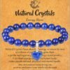 81TO_taQtmL._AC_SL1400.jpg Healing Crystal Bracelet for Women, 8 mm Natural Gemstone Beaded Bracelet, Love Heart Bracelet Jewelry Gifts for Birthday Mothers Day Valentine's Day Anniversary