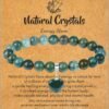 81ZASiqOqSL._AC_SL1400.jpg Healing Crystal Bracelet for Women, 8 mm Natural Gemstone Beaded Bracelet, Love Heart Bracelet Jewelry Gifts for Birthday Mothers Day Valentine's Day Anniversary