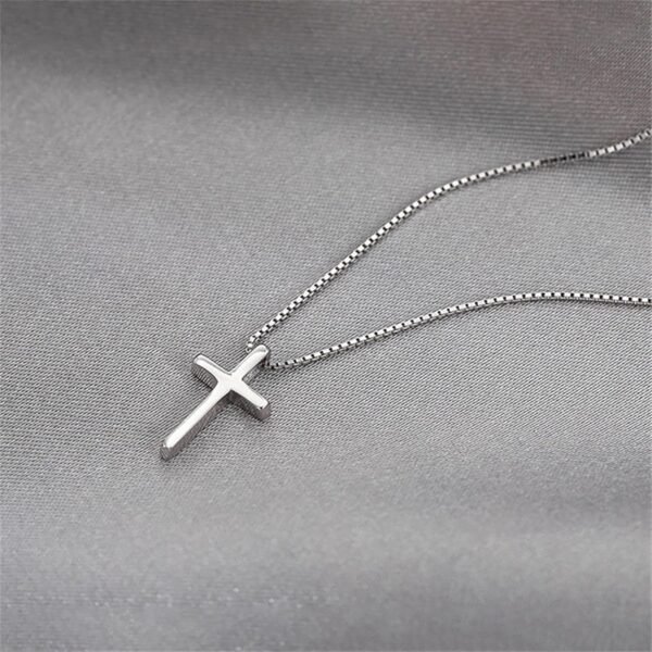 81i0rW_AFmL._AC_SL1500.jpg 925 Sterling Silver Cross Necklace for Women, Tiny Religious Cross Stuffers Baptism Religious Faith Chain Pendant Necklace for Men 14K Gold Plated Cross Choker Necklace Birthday Easter Jewelry Gift