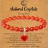 81p1LrcqwML._AC_SL1400.jpg Healing Crystal Bracelet for Women, 8 mm Natural Gemstone Beaded Bracelet, Love Heart Bracelet Jewelry Gifts for Birthday Mothers Day Valentine's Day Anniversary